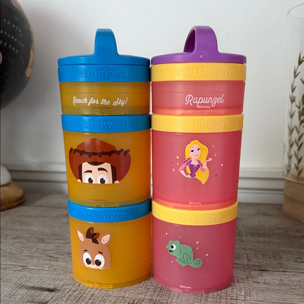 Disney Snack Stack - Blue, Orange, Pink
